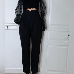 Karl Lagerfeld Elegant Black Women's Trousers